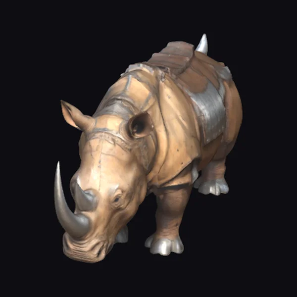 Armored Battle Rhinoceros