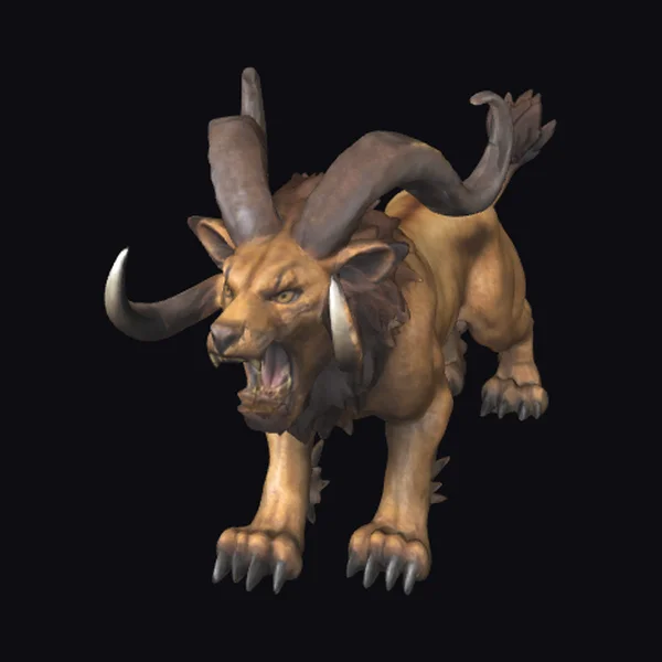 Fierce Feline Predator Beast