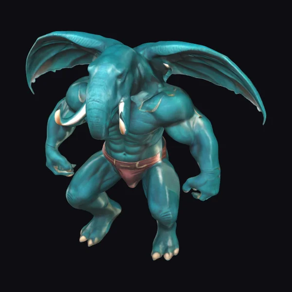 Winged Elephant Warrior