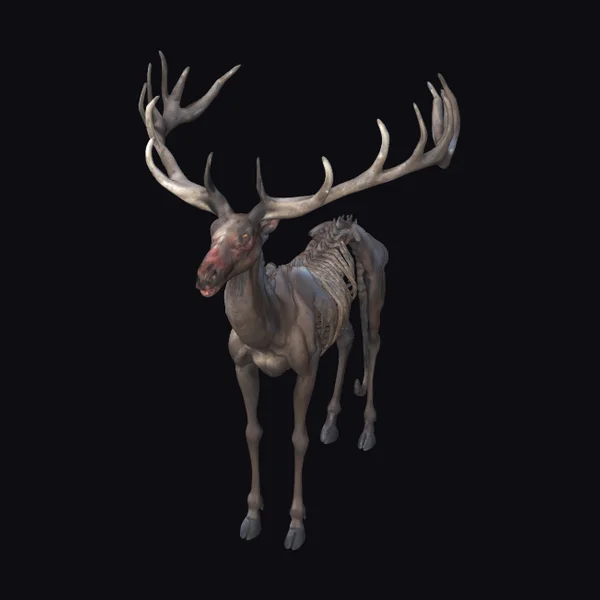 Undead Reindeer Creature