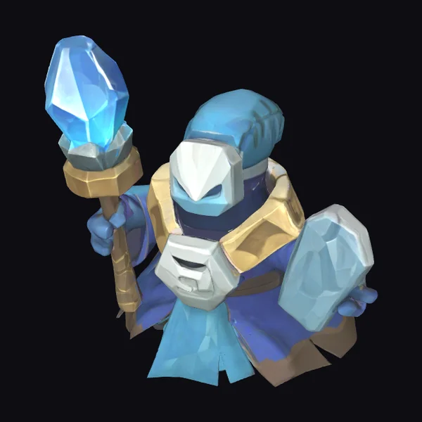 Blue Crystal Minion Figurine