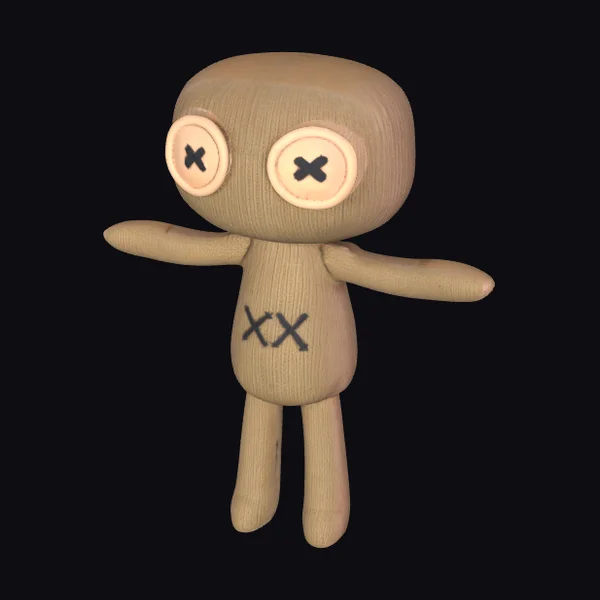 Voodoo Doll Figure