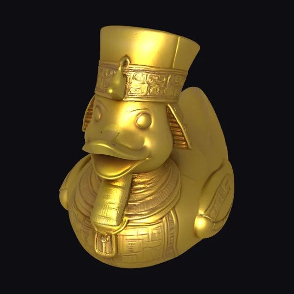 Golden Pharaoh Rubber Duck