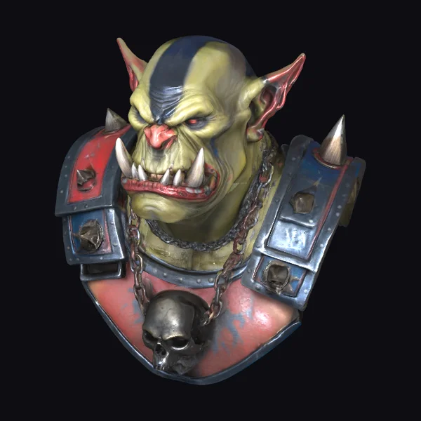 Orc Warlord Bust