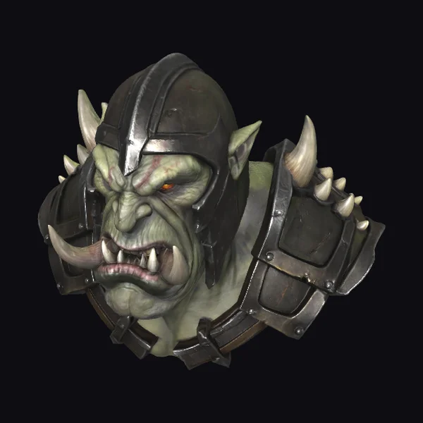 Orc Warrior Bust