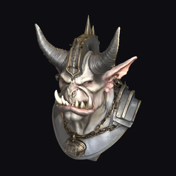 Orc Warrior Bust