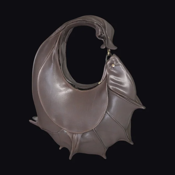 Brown Bat Wing Handbag