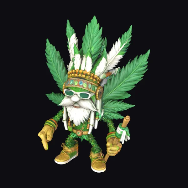 Leafy Tribal Character