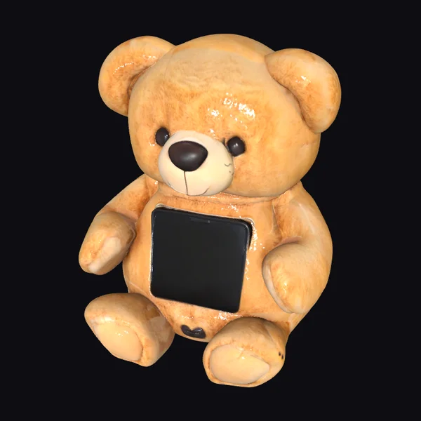 Teddy Bear with Screen