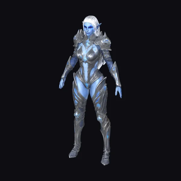 Blue Elf Warrior Armor