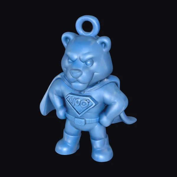 Blue Bear Superhero
