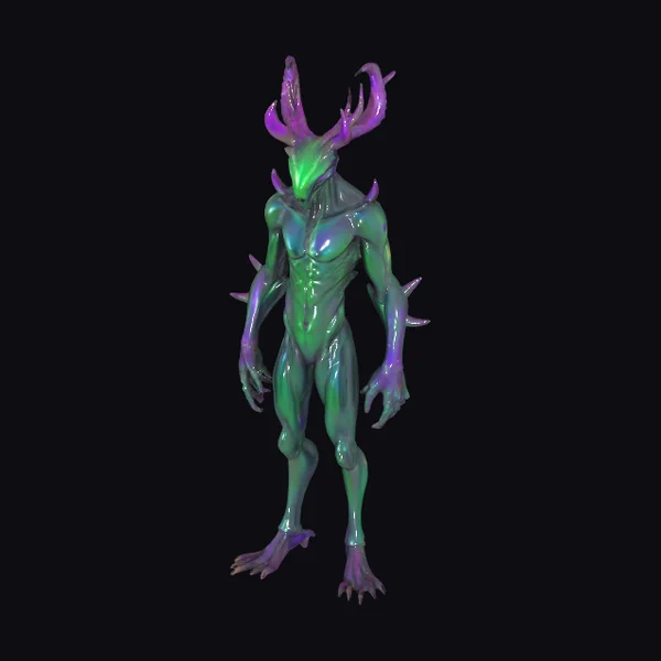 Iridescent Alien Creature