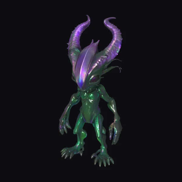 Iridescent Alien Creature