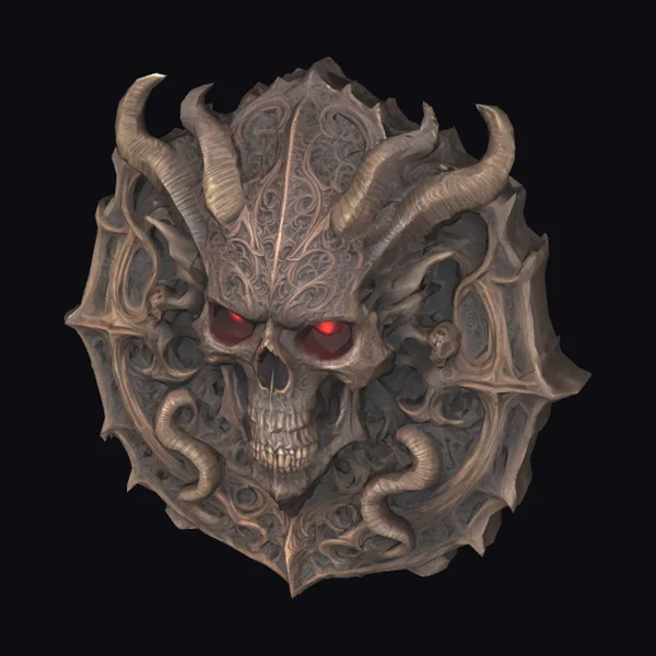 Demonic Skull Shield