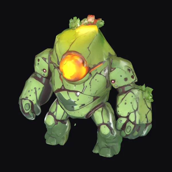 Green Cactus Robot