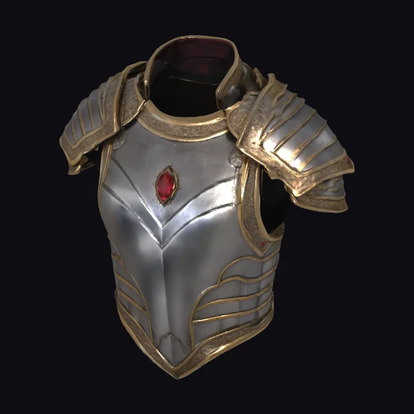 Silver Armor Chest Plate