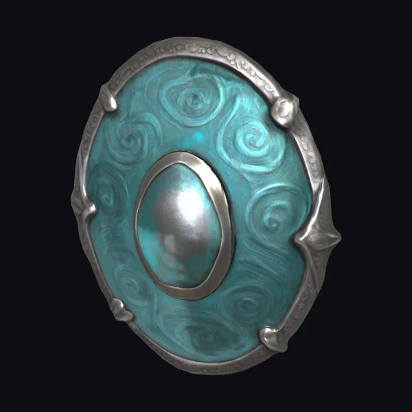 Ethereal Turquoise Shield