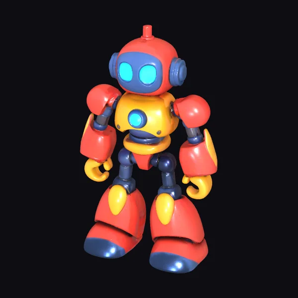 Retro Toy Robot Champion