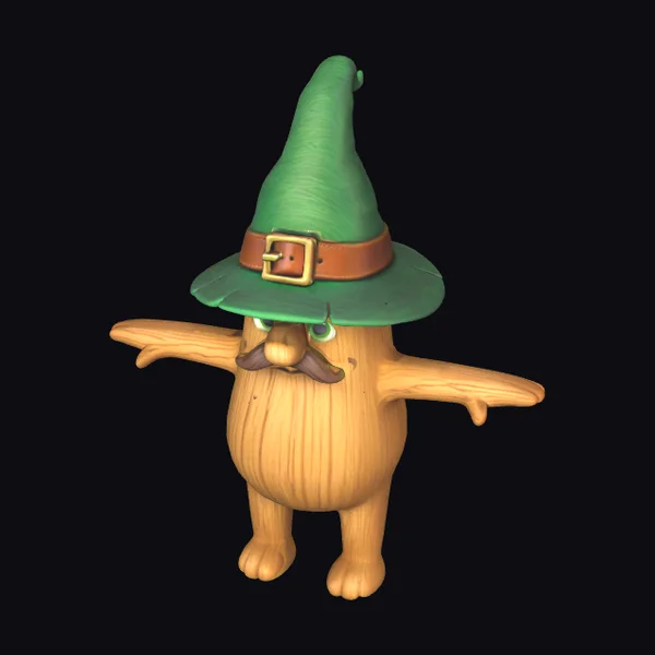 Wooden Wizard Potato