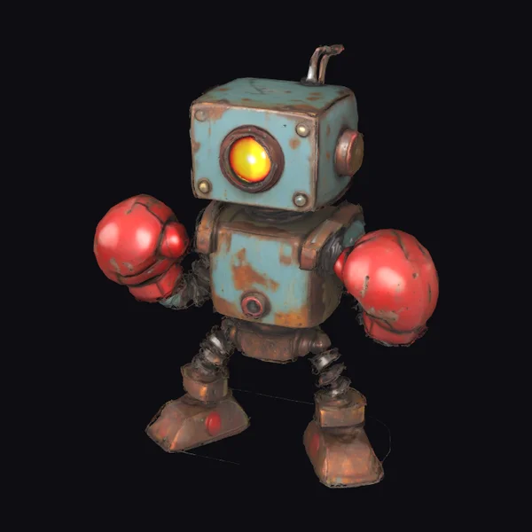 Rusty Boxing Robot