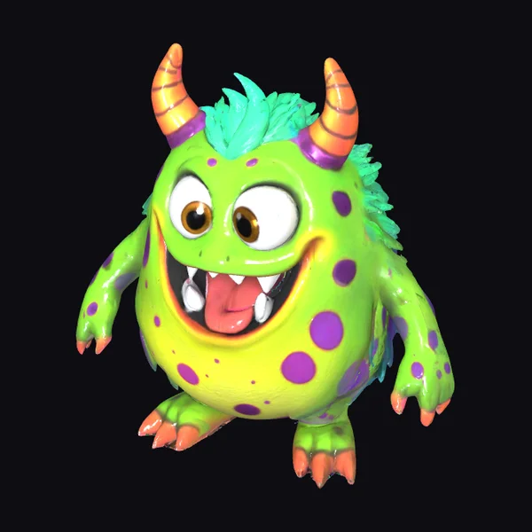 Green Spotted Monster