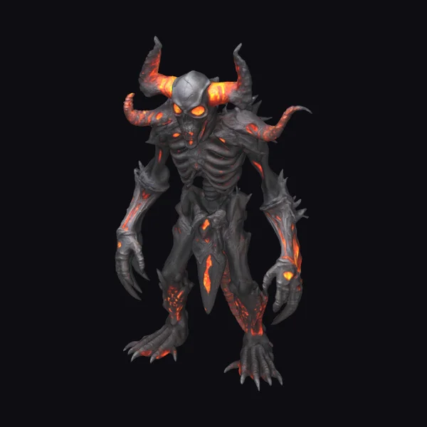 Molten Obsidian Skeleton