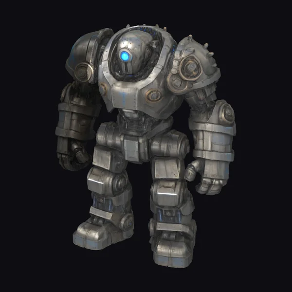 Metal Robot Guardian