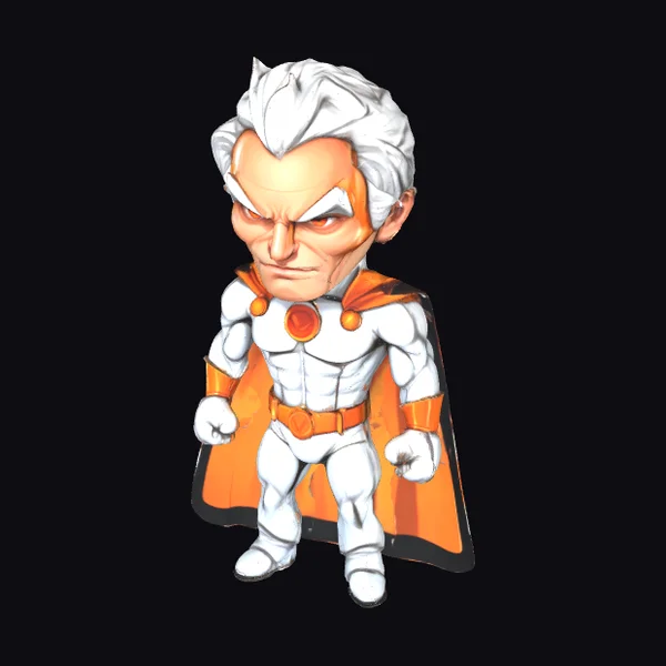 Cartoon Superhero Character