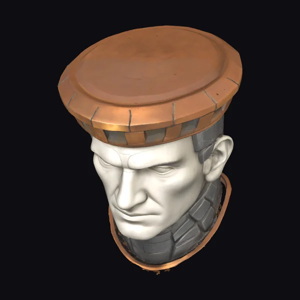 Cyborg Head Bust