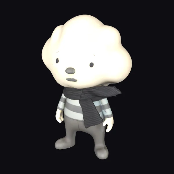 Cloudy Character Figure