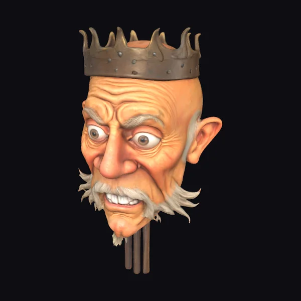 Caricature King Head