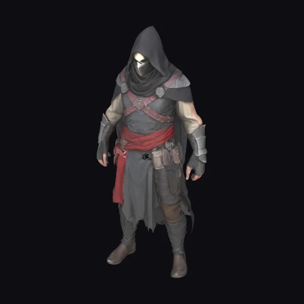 Hooded Assassin Character