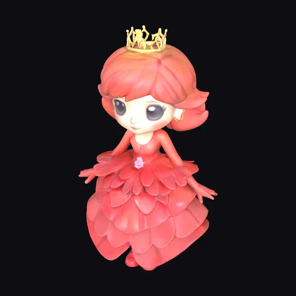 Chibi Princess Figurine