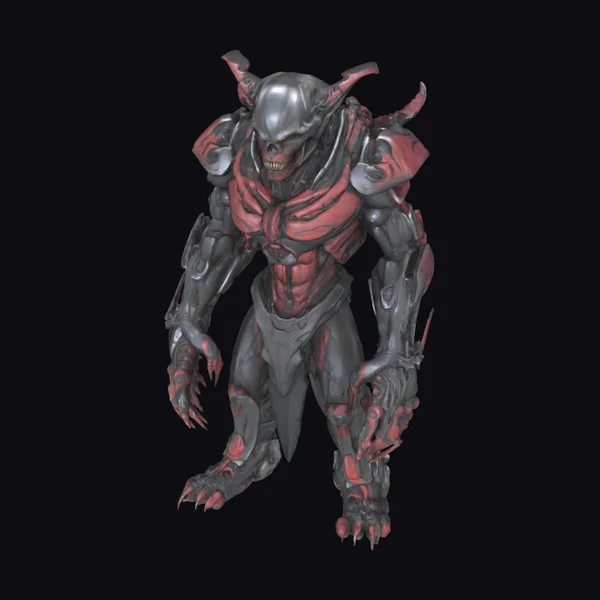 Cyborg Demon Robot