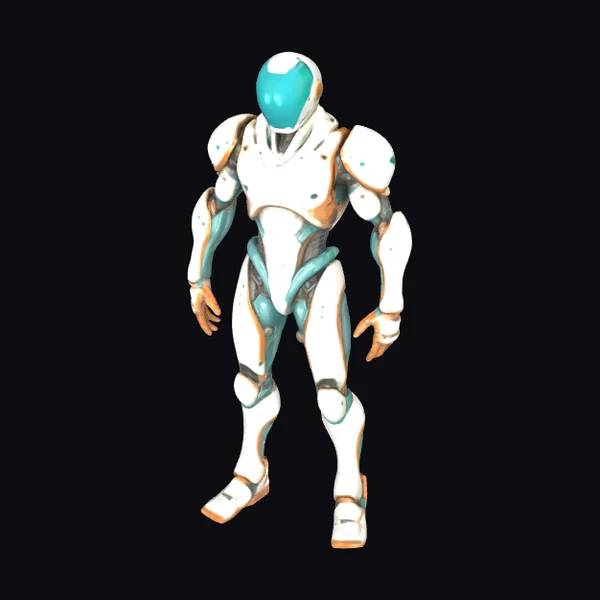 Biopunk Armored Humanoid