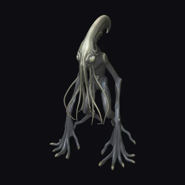 Tentacled Alien Creature