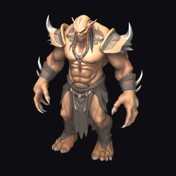 Muscular Orc Warrior