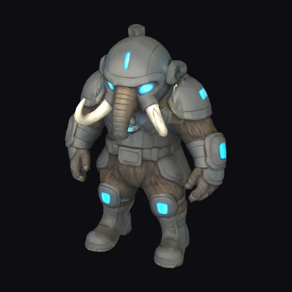 Cyber Mammoth Warrior