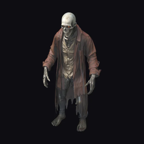 Zombie in Tattered Coat