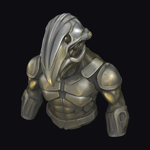 Armored Warrior Bust