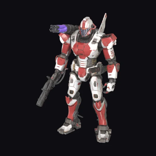 Armored Warrior Robot