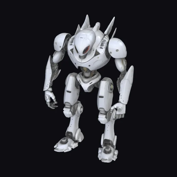 Silver Mech Robot