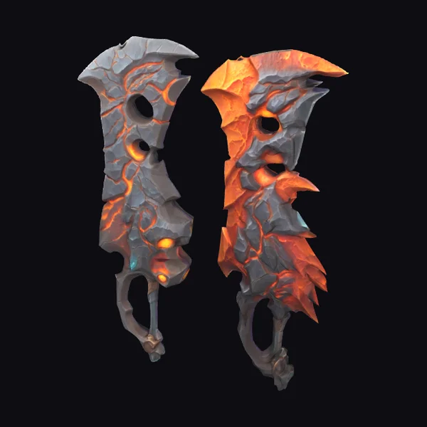 Lava Dragon Masks