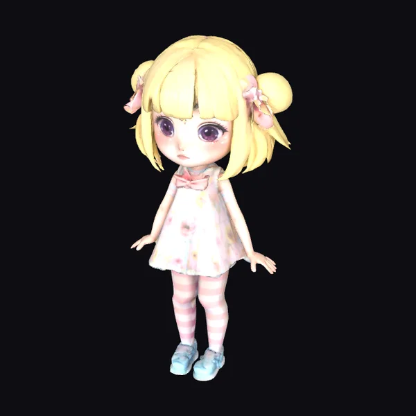 Cute Chibi Girl Dress
