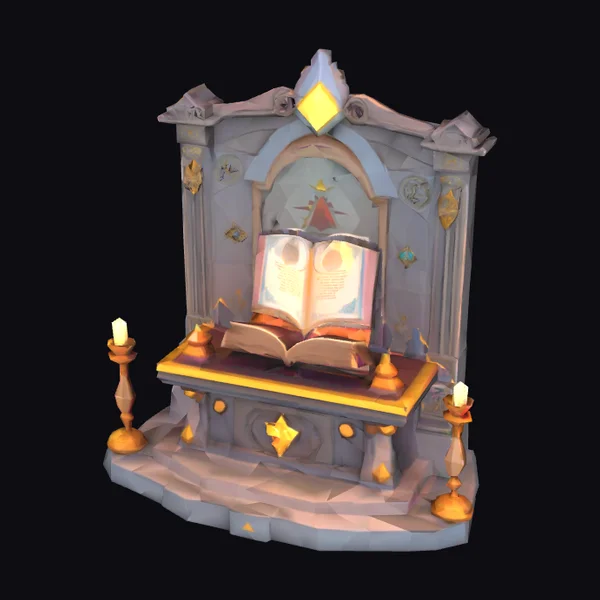 Magical Altair with Book