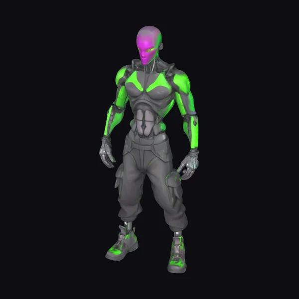 Cyberpunk Hacker Avatar