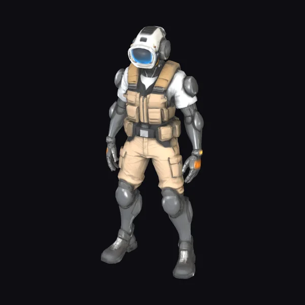Futuristic Explorer Bot