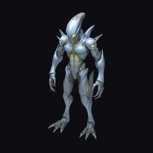 Alien Bio Mechanical Warrior