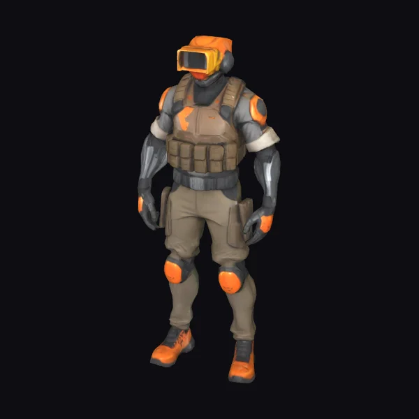 Futuristic Trooper Suit