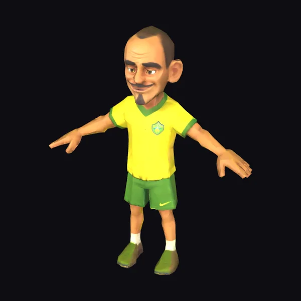 Soccer Polygonal Character